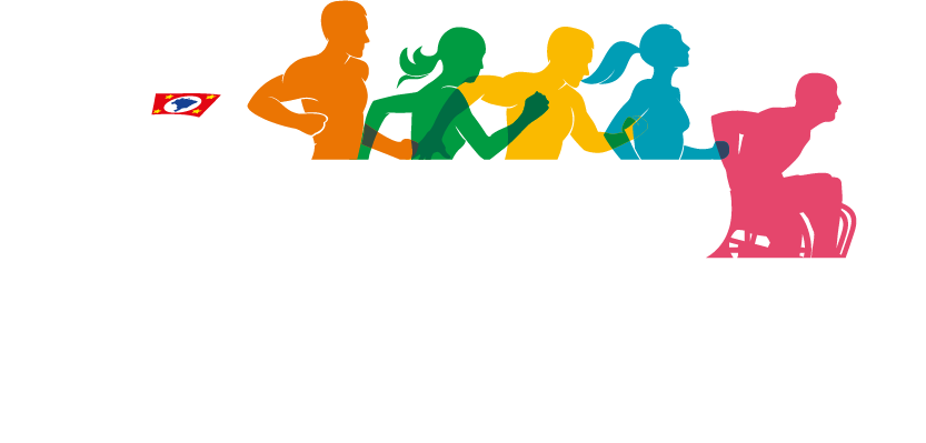 Logo branco Corrida Sargento Gonzaguinha